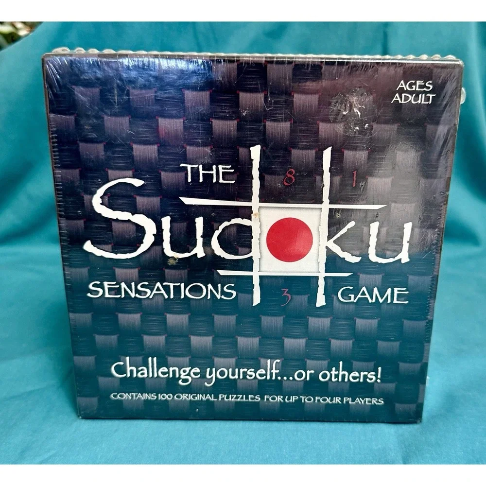 Sudoku Sensations‎ Game Parker Bros 2005 New In Wrap 100 Puzzles